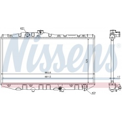 Aušinimo radiatorius
                                NISSENS                                                64713, NISSENS, 