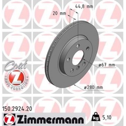 stabdžių diskas (1vnt) COAT Z
                                ZIMMERMANN                                                150