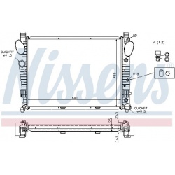 Aušinimo radiatorius
                                NISSENS                                                62774A, NISSENS,