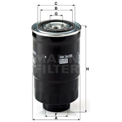 kuro filtras
                                MANN-FILTER                                WK940/6, MANN-FILTER, WK940/6, auto d