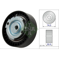 įtempiklio skriemulys, paskirstymo diržas
                                INA                                              