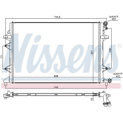 žemos temperatūros radiat., tarpinis suslėgto oro aušintuvas
                                NISSENS                     