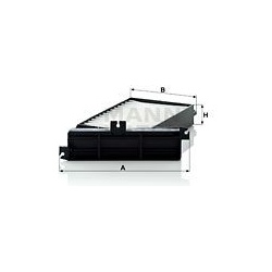 filtras, salono oras
                                MANN-FILTER                                CU2709, MANN-FILTER, CU2709, 