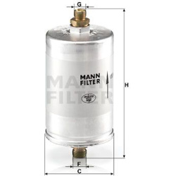 kuro filtras
MANN-FILTER WK726/2, MANN-FILTER,
