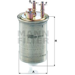 kuro filtras
                                MANN-FILTER                                                WK853/18, MANN-FILTER