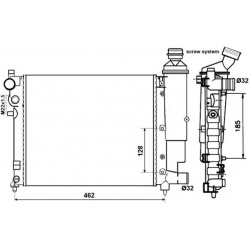 Aušinimo radiatorius
                                NRF                                                58067, NRF, 58067, a