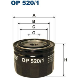alyvos filtras
                                FILTRON                                                OP520/1, Nenurodytas ga