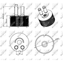 Aušintuvas tepalo
                                NRF                                31336, NRF, 31336, auto detalė