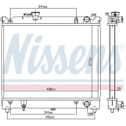 Aušinimo radiatorius
                                NISSENS                                64079, NISSENS, 64079, auto deta