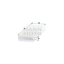 filtras, salono oras
                                MANN-FILTER                                CU4151, MANN-FILTER, CU4151, 