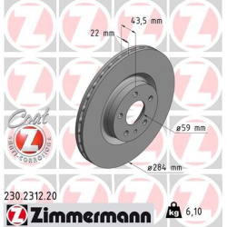 stabdžių diskas (1vnt) COAT Z
                                ZIMMERMANN                                                230
