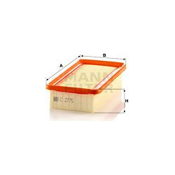 oro filtras
                                MANN-FILTER                                                C2775, MANN-FILTER, C2