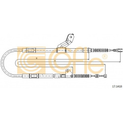 trosas, stovėjimo stabdys
                                COFLE                                                17.1418, Nenu