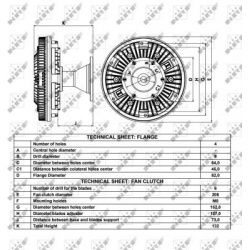 sankaba, radiatoriaus ventiliatorius
                                NRF                                49024, NRF, 49024, au