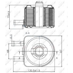 Aušintuvas tepalo
                                NRF                                                31735, NRF, 31735, auto
