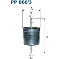 kuro filtras
                                FILTRON                                                PP866/3, Nenurodytas gami