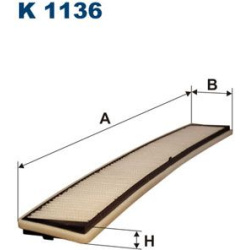 filtras, salono oras
                                FILTRON                                                K1136, Nenurodyta