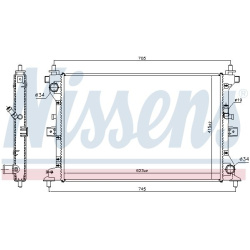 Aušinimo radiatorius
                                NISSENS                                                606148, NISSENS,