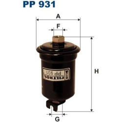 kuro filtras
                                FILTRON                                PP931, Nenurodytas gamintojas, PP931, aut