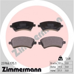 stabdžių trinkelių rinkinys, diskinis stabdys
                                ZIMMERMANN                                23
