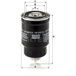 kuro filtras
                                MANN-FILTER                                                WK940/22, MANN-FILTER
