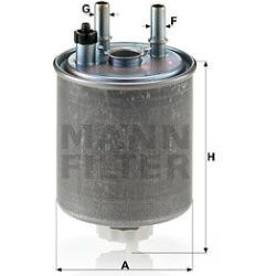 kuro filtras
                                MANN-FILTER                                                WK918/1, MANN-FILTER,