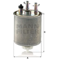 Filtras kuro diesel
                                MANN-FILTER                                                WK9022, MANN-F