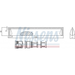 džiovintuvas, oro kondicionierius ** FIRST FIT **
                                NISSENS                                953