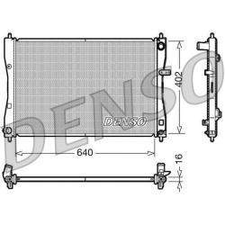 Aušinimo radiatorius
DENSO DRM45009, DENSO, DRM45009, auto de
