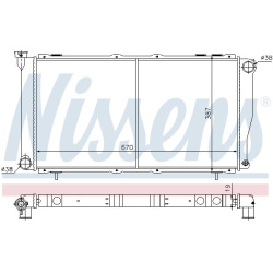 Aušinimo radiatorius
                                NISSENS                                                64112, NISSENS, 