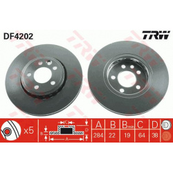 Stabdžių diskas
                                TRW                                                DF4202, TRW, DF4202, aut