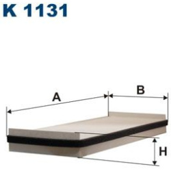 filtras, salono oras
                                FILTRON                                K1131, Nenurodytas gamintojas, K1