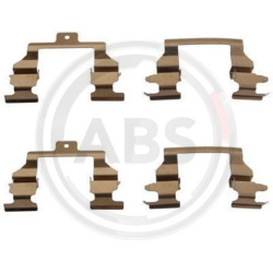 priedų komplektas, diskinių stabdžių trinkelės
                                A.B.S.                                   