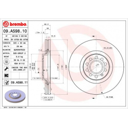 stabdžių diskas (1vnt) PRIME LINE
                                BREMBO                                                09.