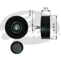 kreipiantysis skriemulys, V formos rumbuotas diržas DriveAlign™
                                GATES                     