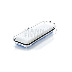 oro filtras
                                MANN-FILTER                                                C3725, MANN-FILTER, C3