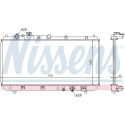 Aušinimo radiatorius
                                NISSENS                                                62403, NISSENS, 