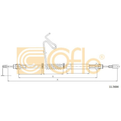 trosas, stovėjimo stabdys
                                COFLE                                                11.5684, Nenu