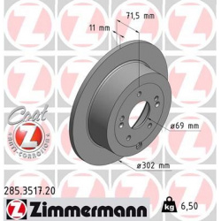 stabdžių diskas (1vnt) COAT Z
                                ZIMMERMANN                                                285