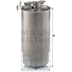 kuro filtras
                                MANN-FILTER                                                WK841/1, MANN-FILTER,