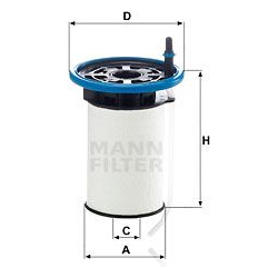 kuro filtras
                                MANN-FILTER                                PU7005, MANN-FILTER, PU7005, auto det