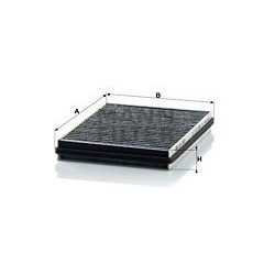 filtras, salono oras
                                MANN-FILTER                                CUK2222, MANN-FILTER, CUK2222