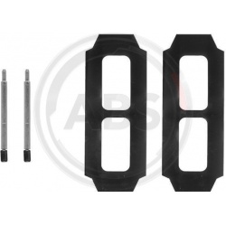 priedų komplektas, diskinių stabdžių trinkelės
                                A.B.S.                                   