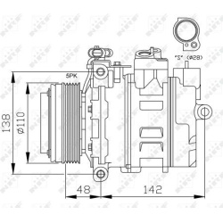 kompresorius, oro kondicionierius EASY FIT
                                NRF                                               