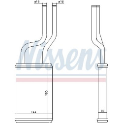 šilumokaitis, salono šildymas
                                NISSENS                                                73457,