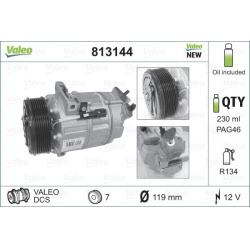 kompresorius, oro kondicionierius VALEO ORIGINS NEW OE TECHNOLOGY
                                                813144, VAL