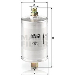 kuro filtras
                                MANN-FILTER                                                WK726, MANN-FILTER, W