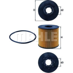Filtras tepalo
                                MAHLE                                                OX210D, MAHLE, OX210D, au