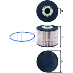 Filtras kuro diesel
                                MAHLE                                                KX331D, MAHLE, KX331