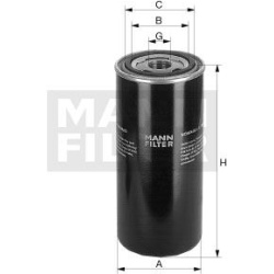 filtras, hidraulinė sistema
                                MANN-FILTER                                                WD950